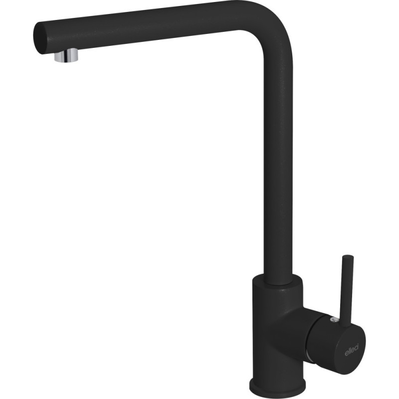 Elleci TRAIL  Miscelatore cucina - keratek - black