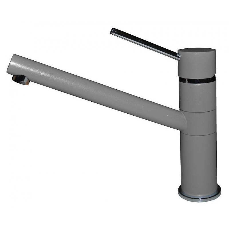 Elleci SAVA Modern Miscelatore cucina monocomando - metaltek - titanium