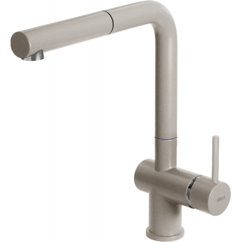 Elleci STREAM PLUS  Miscelatore cucina con doccetta - keratek - champagne