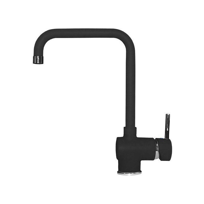 Elleci SENNA Classic Miscelatore cucina monocomando - granitek - nero