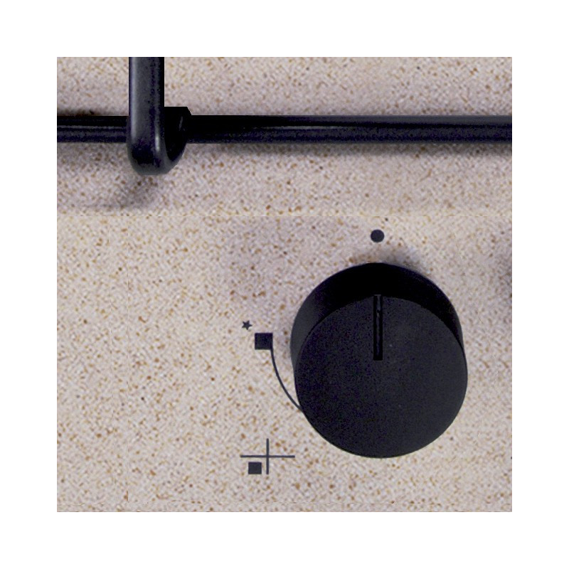 Elleci AMP50301 Style Manopola per piano cottura a gas - nero