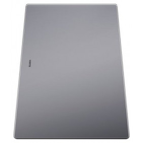 Blanco 1227697 Tagliere in cristallo satinato silver cm. 24 x 43,5