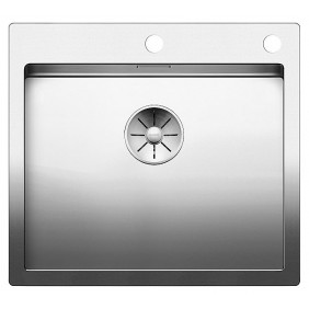 Blanco CLARON 500-IF/A Claron Lavello semifilo/filotop cm. 56 x 51 inox