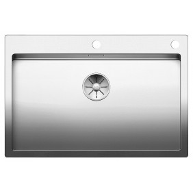 Blanco CLARON 700-IF/A Claron Lavello semifilo/filotop cm. 76 x 51 inox