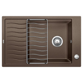 Blanco ELON XL 6 S Elon Lavello incasso cm. 78 x 50 silgranitcaffègocciolatoio reversibile