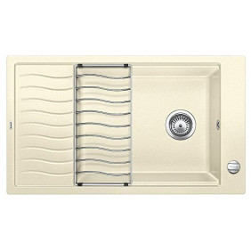 Blanco ELON XL 8 S Elon Lavello incasso cm. 86 x 50 silgranitjasminegocciolatoio reversibile