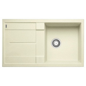 Blanco METRA 5 S Metra Lavello incasso cm. 86 x 50 silgranitjasminegocciolatoio reversibile