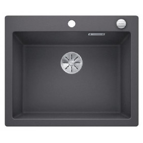 Blanco 1521679 Pleon 6 Lavello incasso 62 x 51 grigio roccia