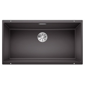 Blanco 1523142 Subline 800-u Lavello sottotop 83 x 46 grigio roccia