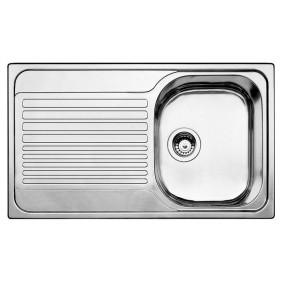 Blanco TIPO 45 S Tipo Lavello incasso cm. 86 x 50 inoxgocciolatoio sinistro