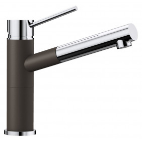 Blanco ALTA-S COMPACT Modern Miscelatore cucina con doccettasilgranitcaffè/cromo