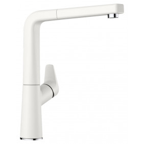 Blanco AVONA-S Individual Miscelatore cucina con doccettasilgranitbianco