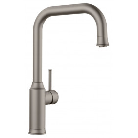 Blanco LIVIA-S Individual Miscelatore cucina con doccettagrigio manganese