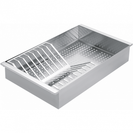 Barazza 1VSOF Vassoio forato con scolapiatti removibile in acciaio inoxRichiedi Preventivo Personalizzato